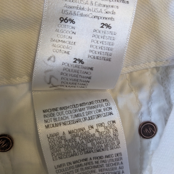 MOTHER High Waisted Looker Dagger Ankle Fray jeans in Glass Slipper size 29 - Picture 12 of 13